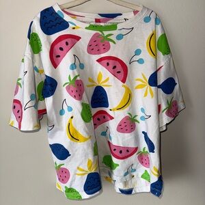 Zara Colorful Fruit Print Kids Shirt - FLAWED